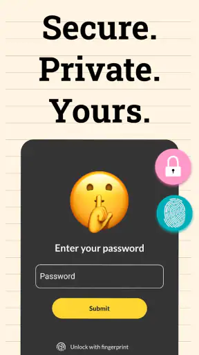 Daily Journal: Diary with lock screenshot
