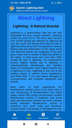 Damini : Lightning Alert screenshot