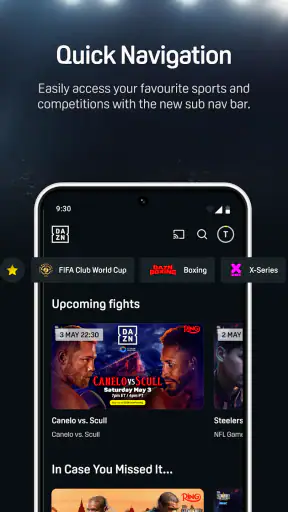DAZN - Watch Live Sports screenshot