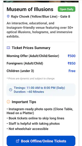 Delhi NCR Metro Navigatior screenshot