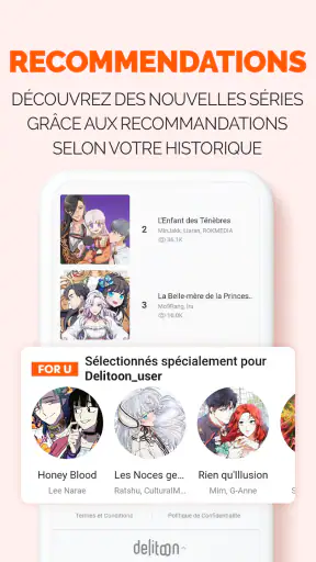 Delitoon Webtoon/Manga screenshot