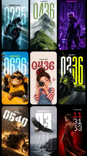 Depth Clock Wallpapers screenshot