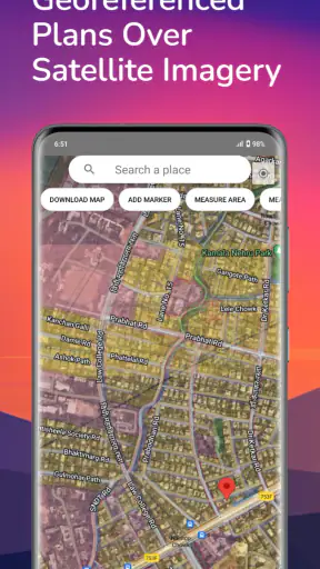 Development Plans GIS screenshot