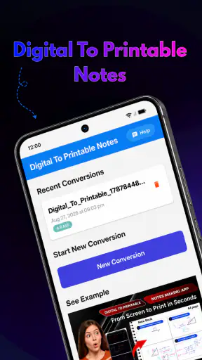 Digital To Printable screenshot