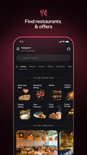 District: Movies Events Dining screenshot