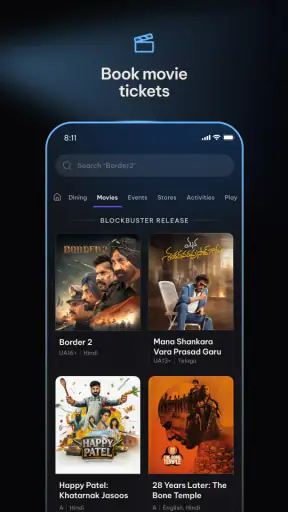 District: Movies Events Dining screenshot