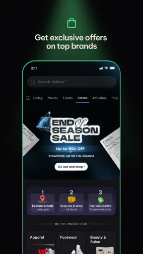 District: Movies Events Dining screenshot