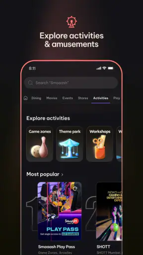 District: Movies Events Dining screenshot