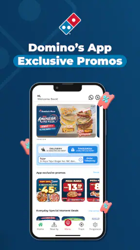 Domino's Pizza Indonesia screenshot