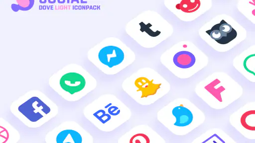 Dove Light : Icon Pack screenshot