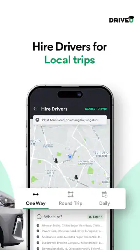 DriveU: Drivers & Car Services screenshot