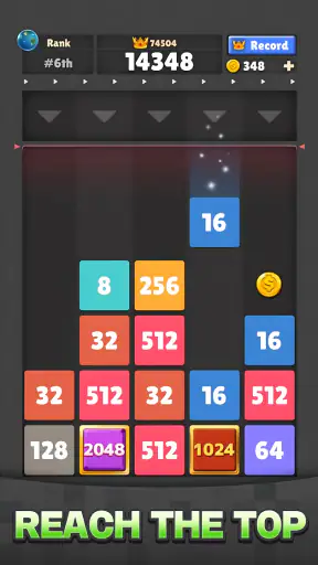Drop The Number® : Merge Game screenshot
