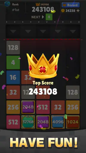 Drop The Number® : Merge Game screenshot