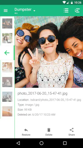 Dumpster रीसायकल बिन screenshot