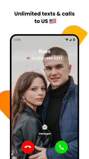 Duo Phone Number - दूसरा नंबर screenshot