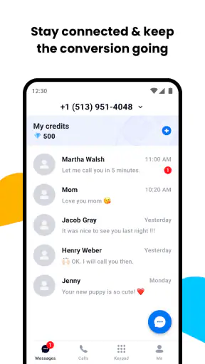 Duo Phone Number - दूसरा नंबर screenshot