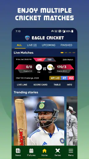 Eagle Cricket Live Line screenshot