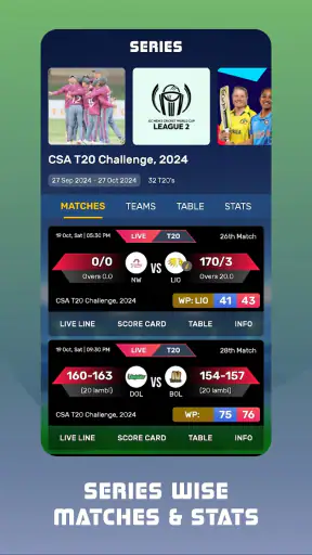 Eagle Cricket Live Line screenshot