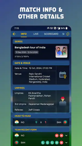Eagle Cricket Live Line screenshot