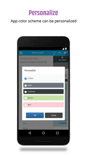 eCourts Services screenshot