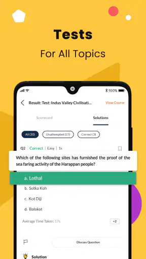EduRev Exam Preparation App screenshot