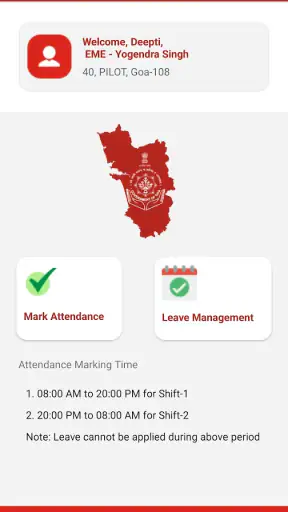 Employee Attendance App screenshot
