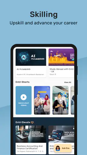 Entri: Learning App for Jobs screenshot