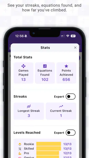 Equ8: Daily Math Puzzle screenshot