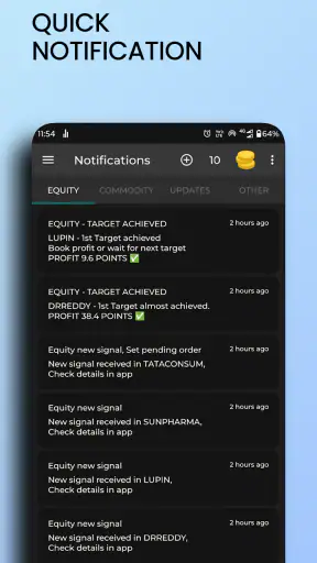 Equity & Commodity Signals screenshot