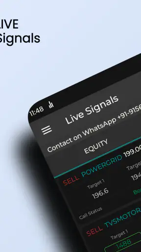 Equity & Commodity Signals screenshot