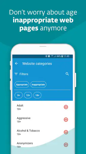 ESET Parental Control screenshot