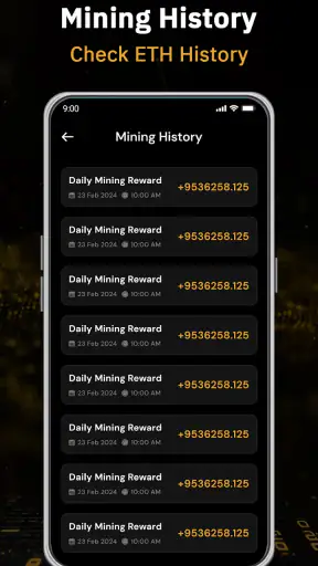 ETH Cloud Miner- Earn Ethereum screenshot