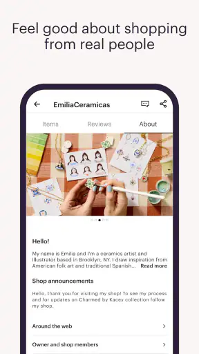 Etsy: A Special Marketplace screenshot