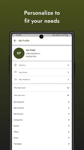 Event Needz - the Ez way screenshot