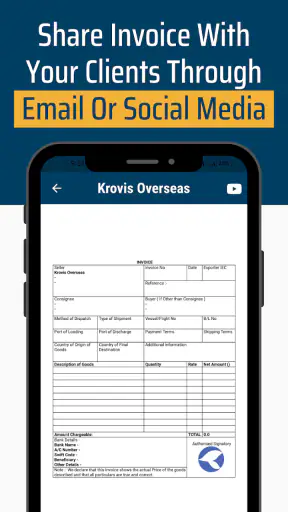 Export Invoice Maker screenshot