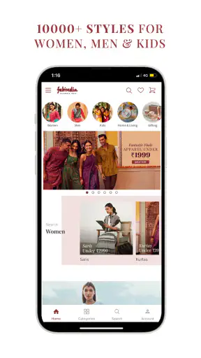 Fabindia screenshot