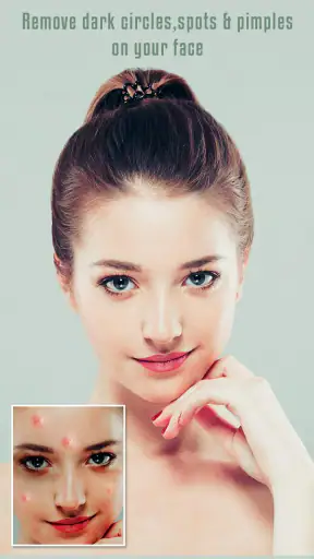 Pimple Remover & Makeup Cam screenshot