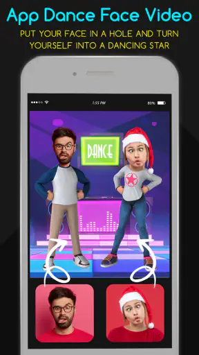 Face Video - App Dance Face screenshot