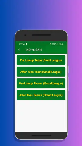 FantasyGlory: GL, SL, H2H Team screenshot