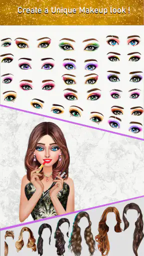 Fashion Girl Makeup Game screenshot