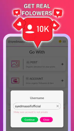 Fast Followers & Real Likes screenshot