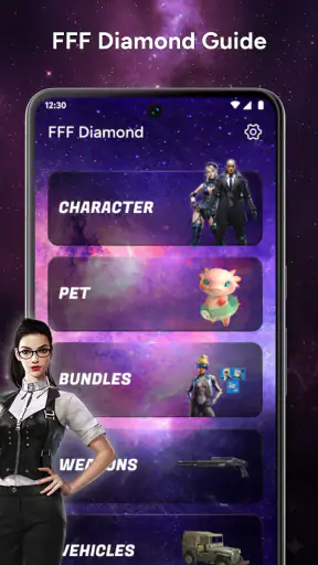 FFF Diamond: Skins & Emotes screenshot