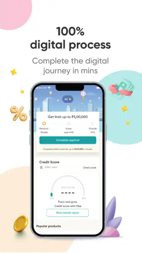 Fibe Instant Personal Loan App screenshot