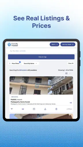 FindMyHostel - PGs & Hostels screenshot