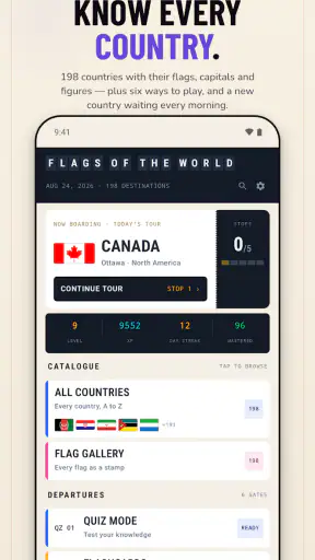 Flags of the World Quiz screenshot