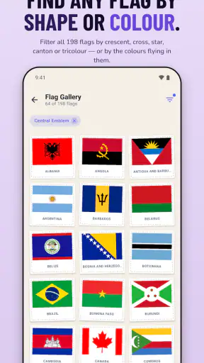 Flags of the World Quiz screenshot