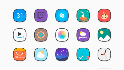 Flat Squircle - Icon Pack screenshot