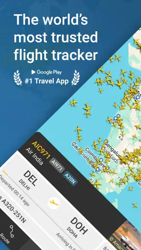 Flightradar24 फ्लाइट ट्रैकर screenshot