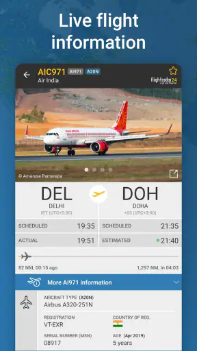 Flightradar24 फ्लाइट ट्रैकर screenshot