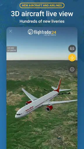Flightradar24 फ्लाइट ट्रैकर screenshot